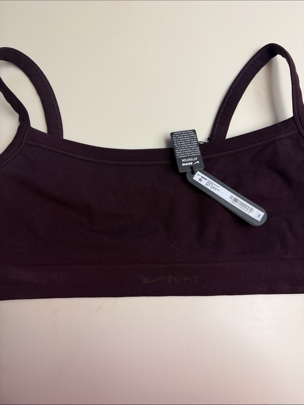 SKIMS x Nike Scoop Bralette in Currant 2X
